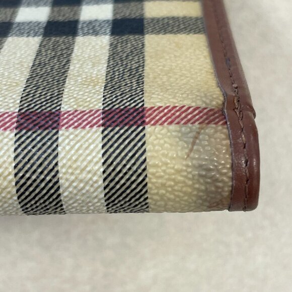 Burberry Vintage PVC & Leather Nova Check Compact Wallet - Preowned - Picture 7 of 15